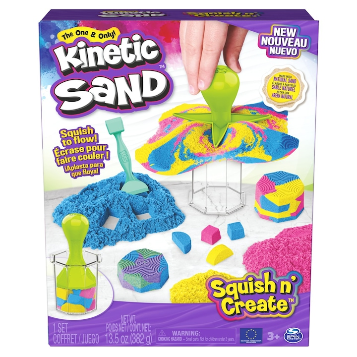 Set Kinetic Sand Squish n'Create