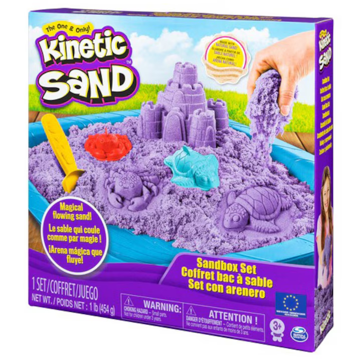 Set Kinetic Sand Sandcastle Mov - 454g